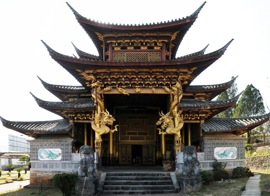 临沧红木牌匾定制：寺庙宗祠,园林景观,创意招牌,抱柱对联